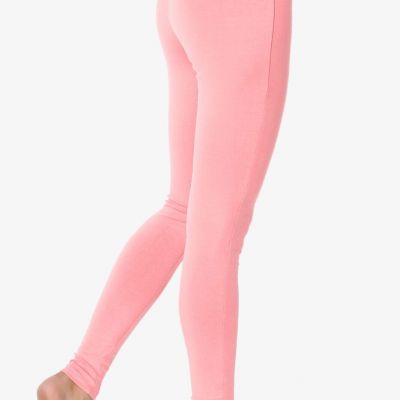 TheMogan PLUS Wide Waistband Cotton Full Length Ankle Leggings for Everyday